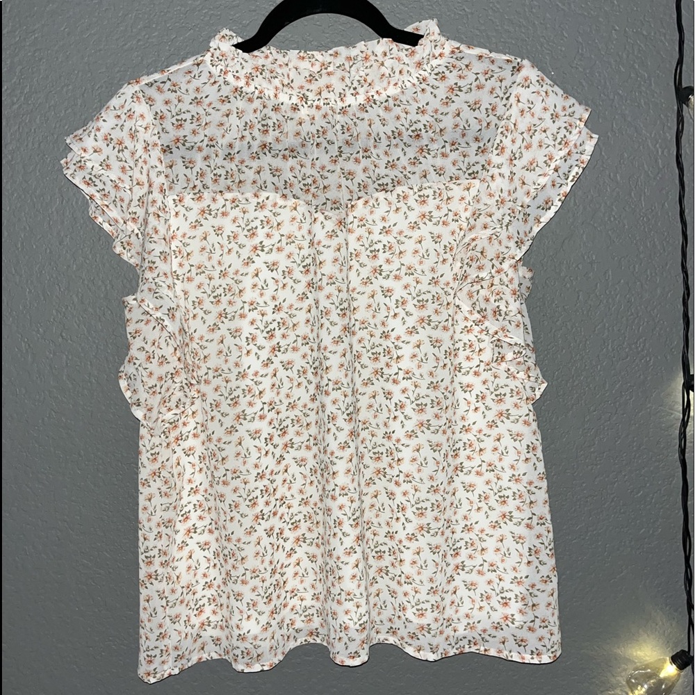 Cottagecore floral light weight blouse